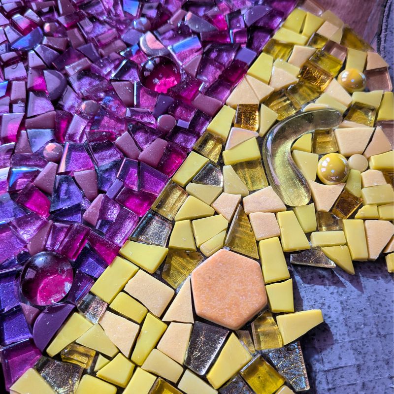 Mosaic Top Tip: Use Fabricated Edges for Cleaner Lines